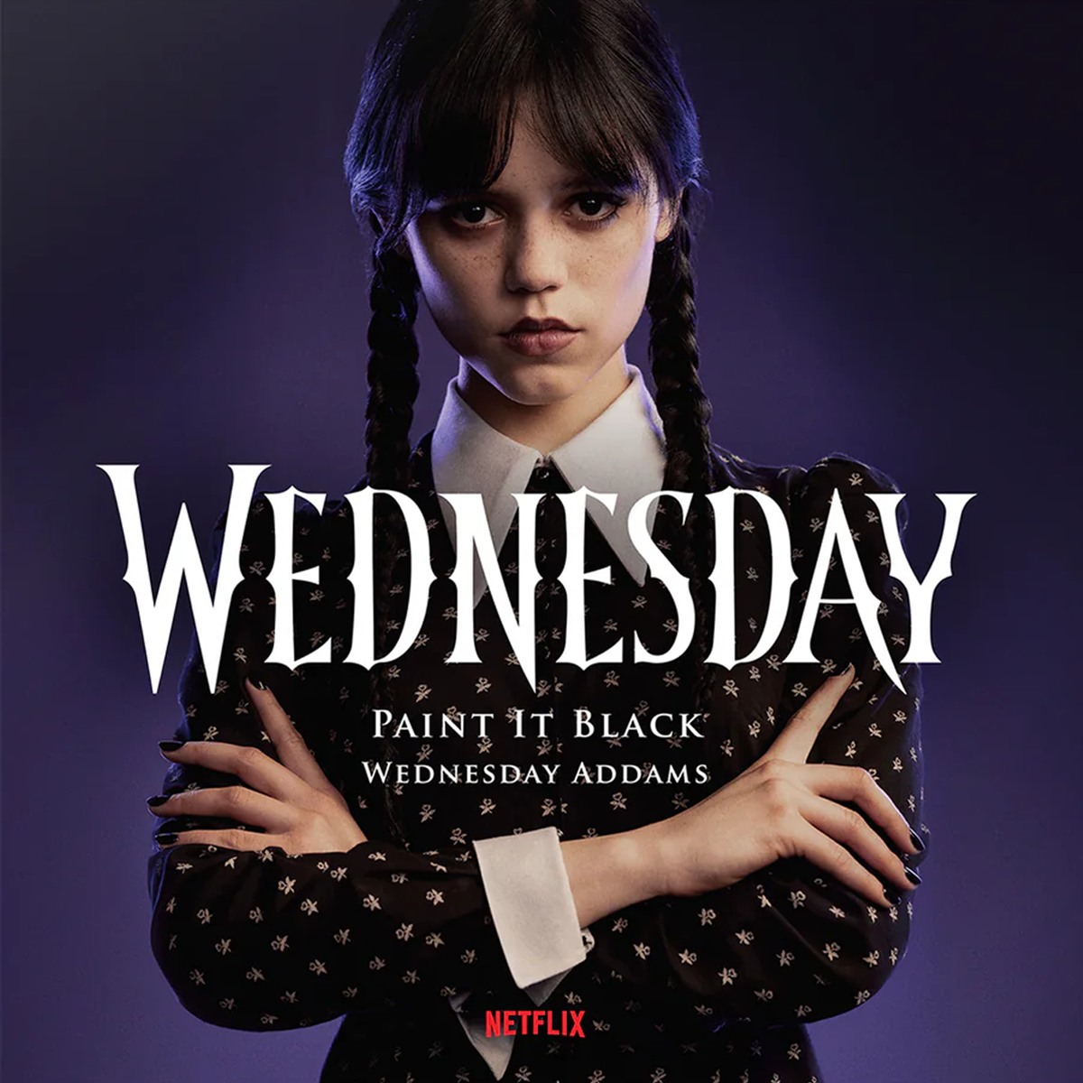 Wednesday Addams - Paint It Black 7"